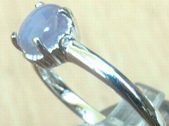 スターサファイア　シルバーリング6